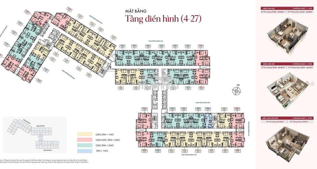 Căn hộ fresia riverside chỉ 1,96 tỷ tt. biên hòa gần aeon mall, metro - 3