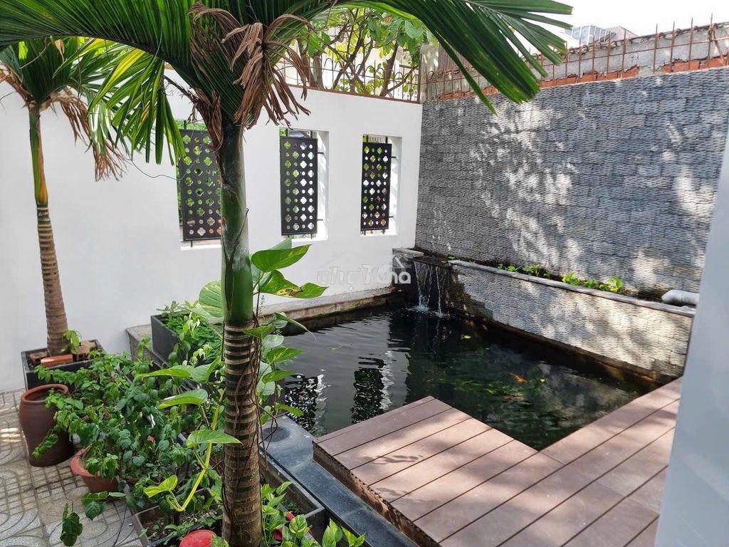 Cho thuê nhà trương công định, p.14, q.tb, 6x30m, trệt 2 lầu sân vườn - 2