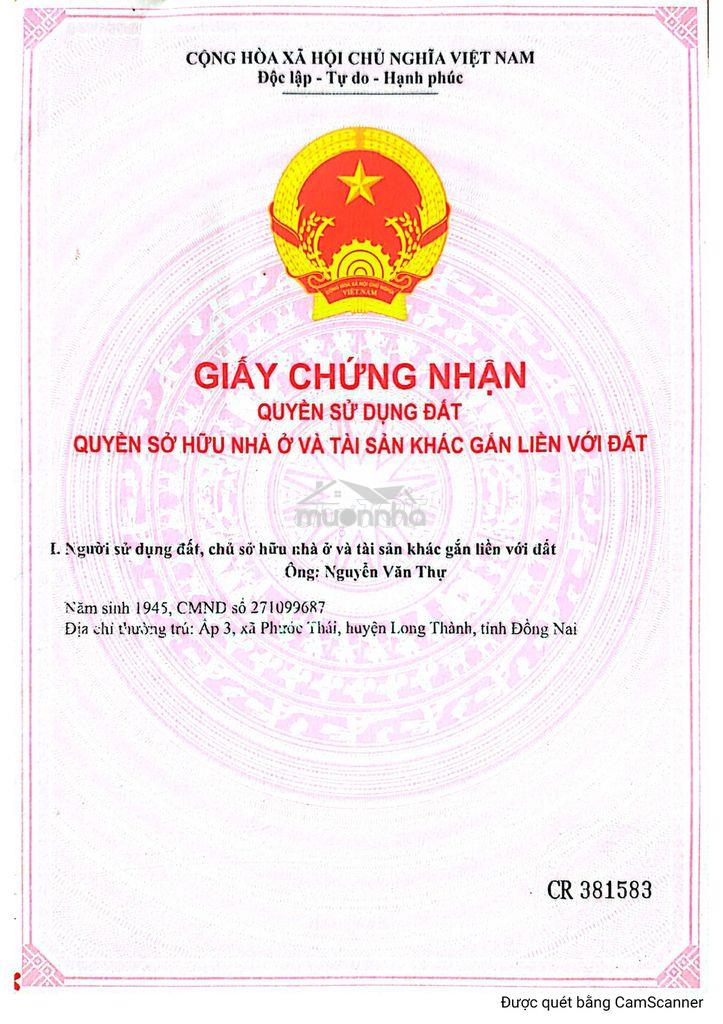 Bán đất chính chủ mặt tiền ql51 - 11m diện tích 571 m2
