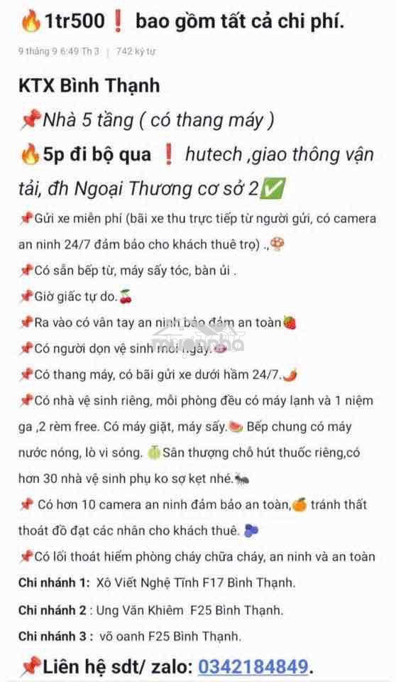 📍1tr500❗️bao gồm tất cả chi phí📢