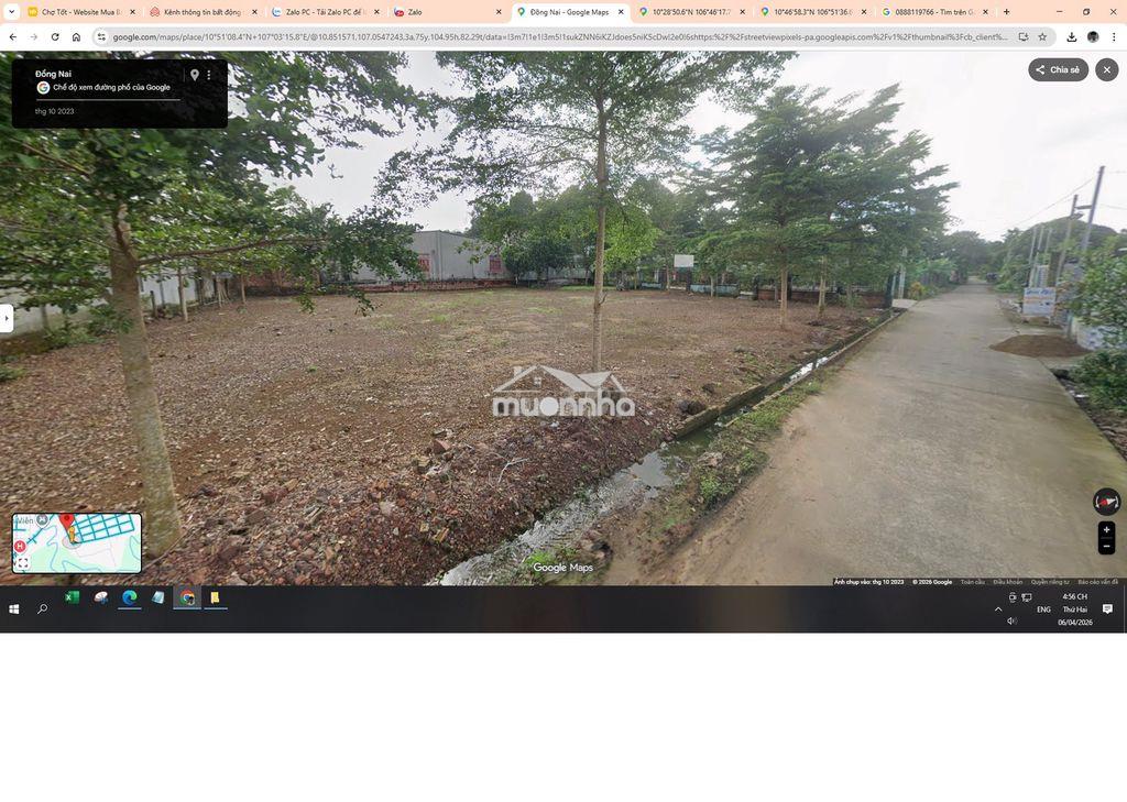  1,260m2 có 300 thổ, góc 2mt cách sân bay lt 8,6km, bình an, l thành  - 4