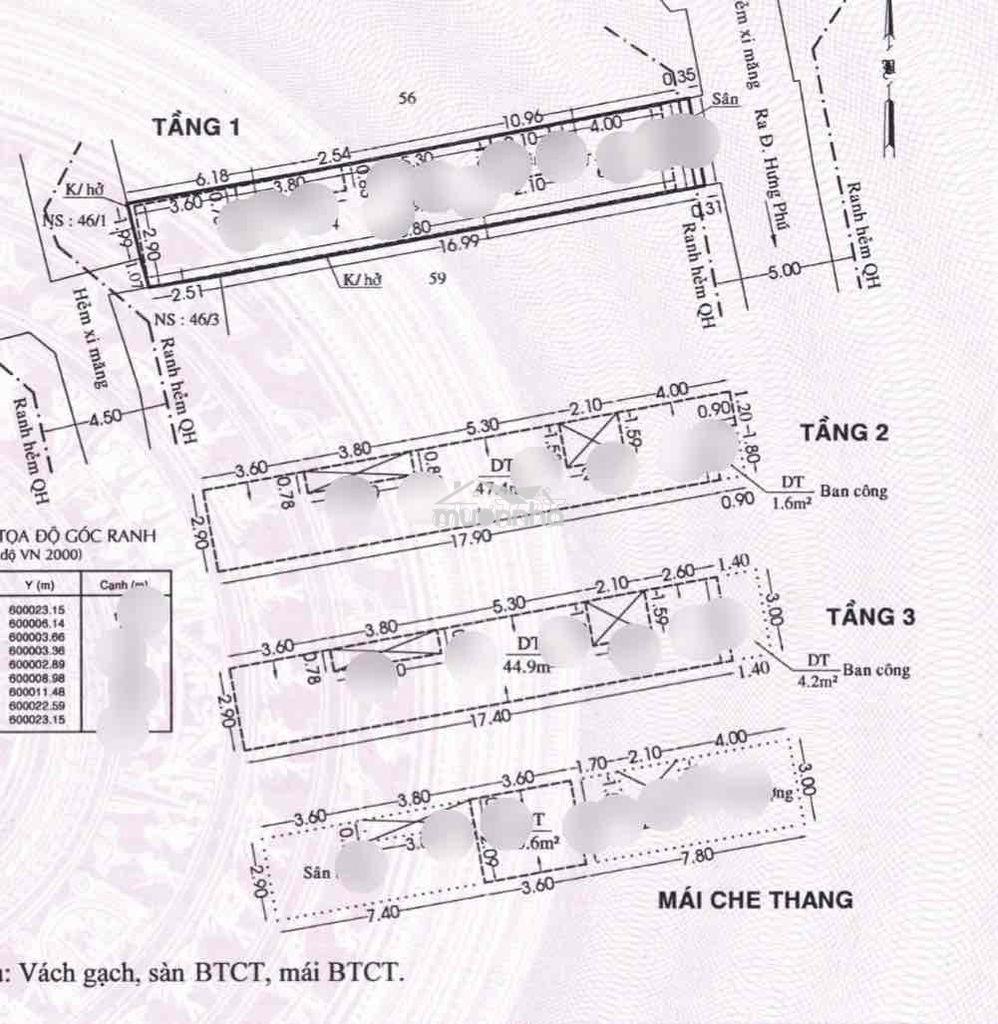🛑 Nhà hẻm thông 4m,  khu nhà lô hưng phú (3x20m), 4 tầng - 3