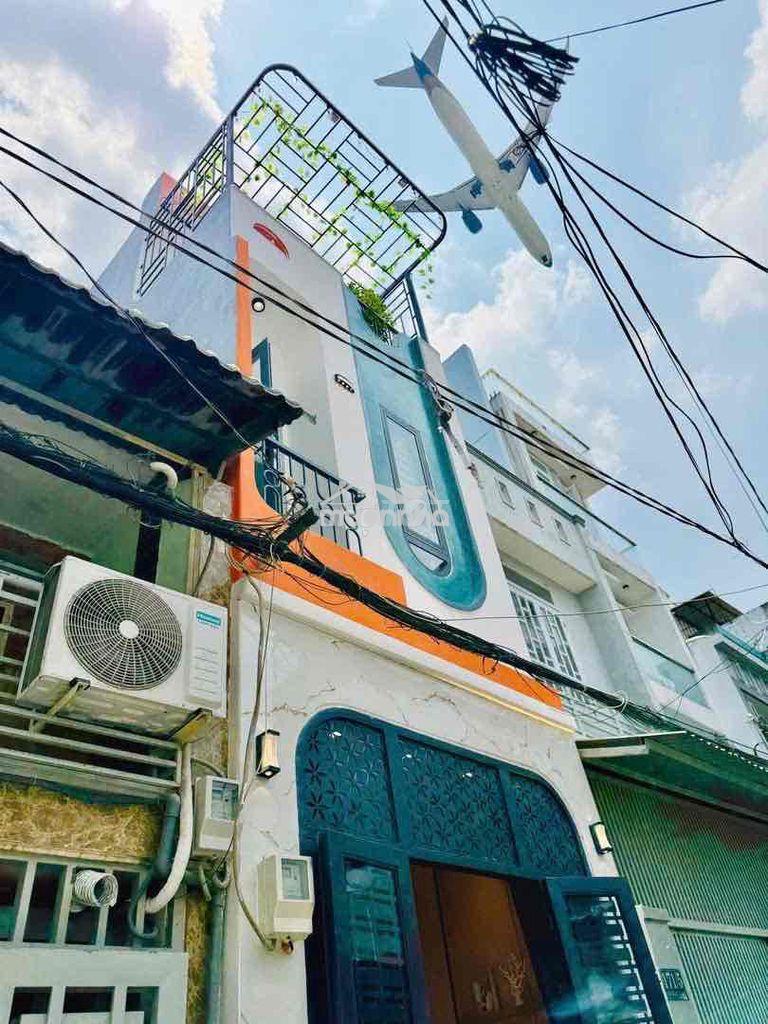 Bán nhà 5tỷ non hẻm xe hơi thông trần bá giao