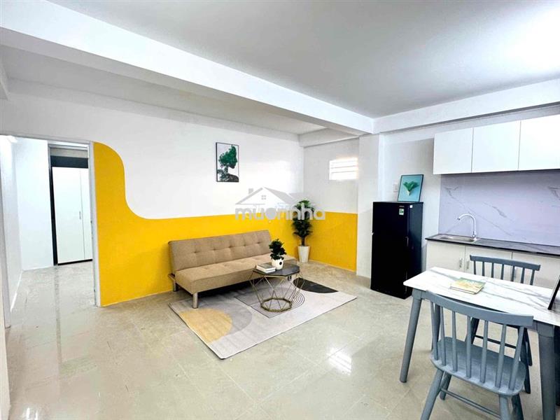 1 phòng ngủ mới 100% rộng 40m2 ngay mặt tiền nguyễn thị thập gần pmh