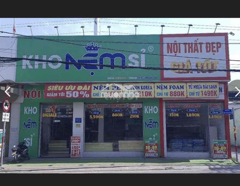 Nhà mặt tiền 228m cho thuê giá 25triệu