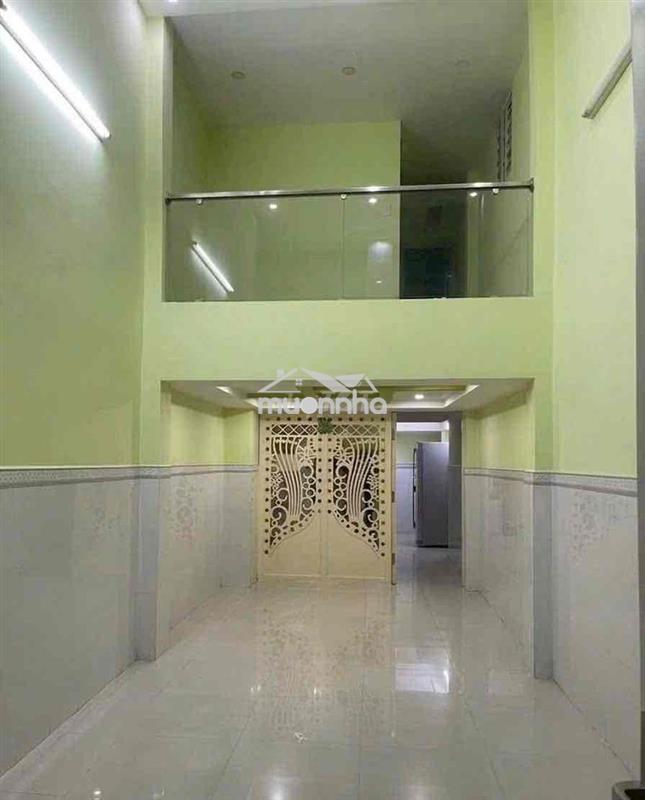 Nhà 4 phòng hẻm 4m tân hoà đông sẵn nội thất