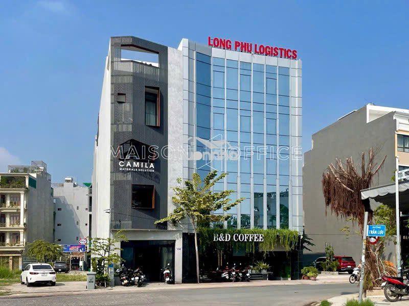 Mặt tiền 10m tòa nhà văn phòng
