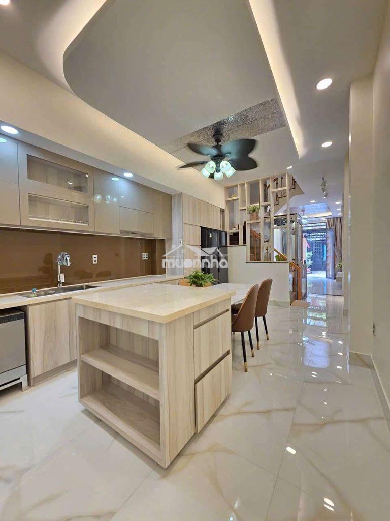 Bán căn biệt thự hẻm vip 8m xe hơi tránh nhau p12,tb khu bàu cát - 2