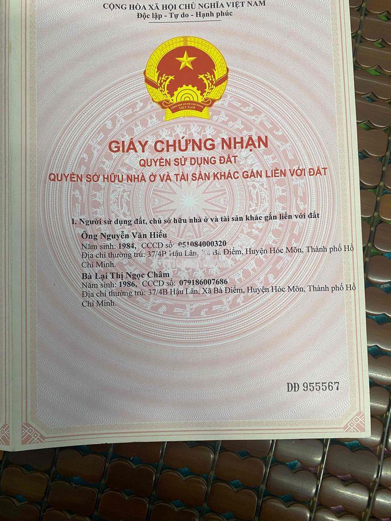 Cần bán lô đất  trên đường hóc trâm - 2