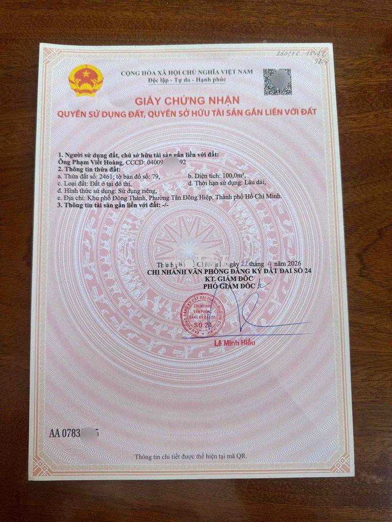 Giảm 300tr bán nhà chính chủ kdc tứ hải