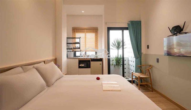 Studio sân sau mới xây full nội thất tại bình thạnh