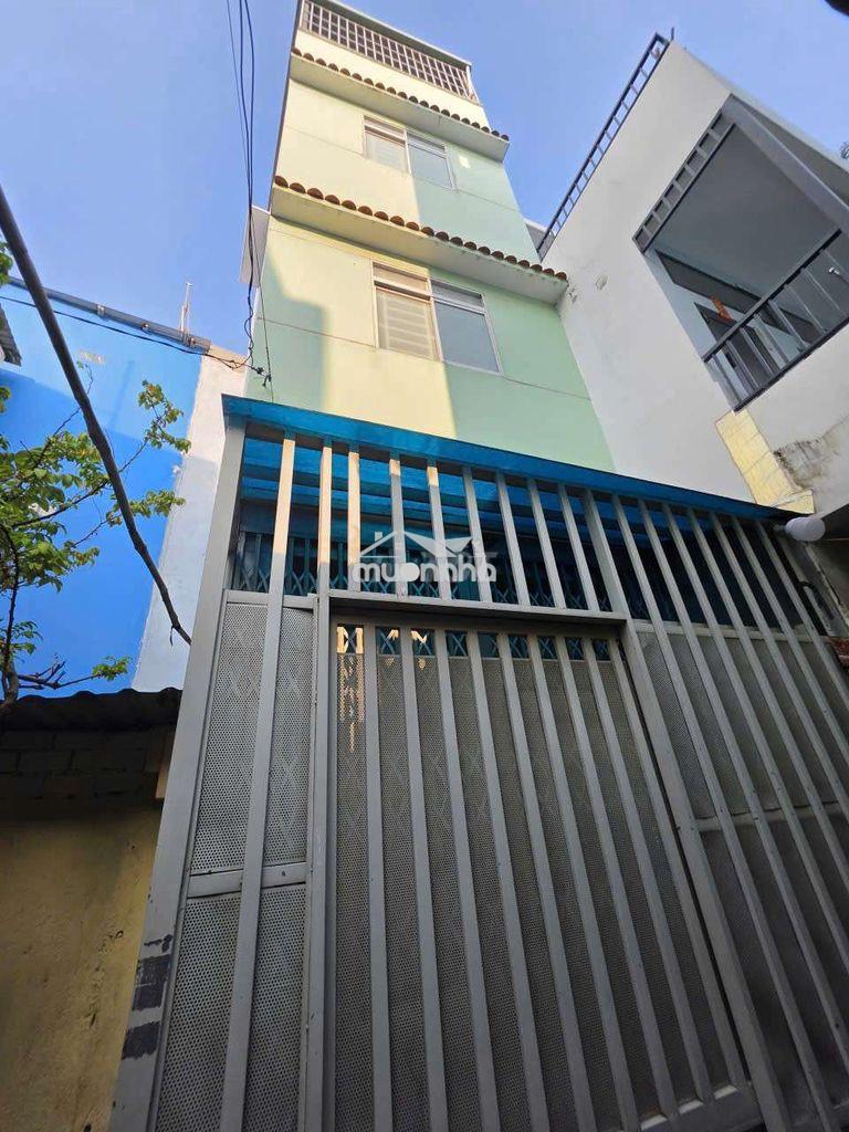 Nh trệt 2 lầu sân thượng hẻm 183 tân hòa đông
