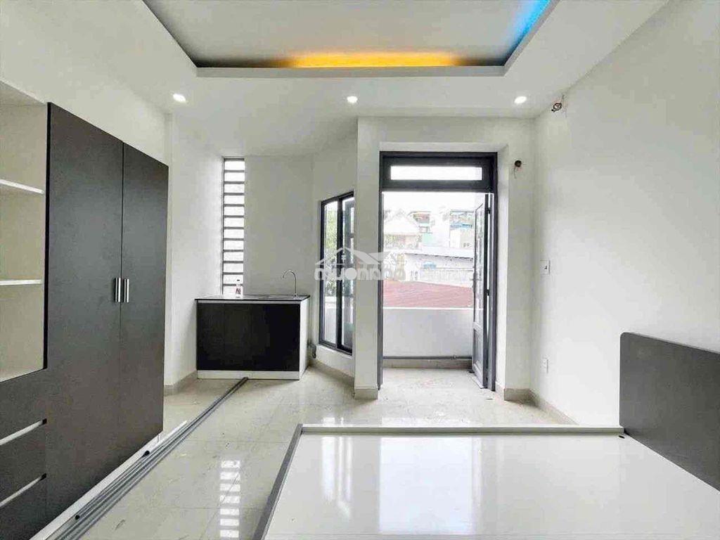 Chdv 4 tầng quang trung - 1 sẹc hẻm xe hơi - 4x17 - 7 phòng tn 35tr - Ảnh 4