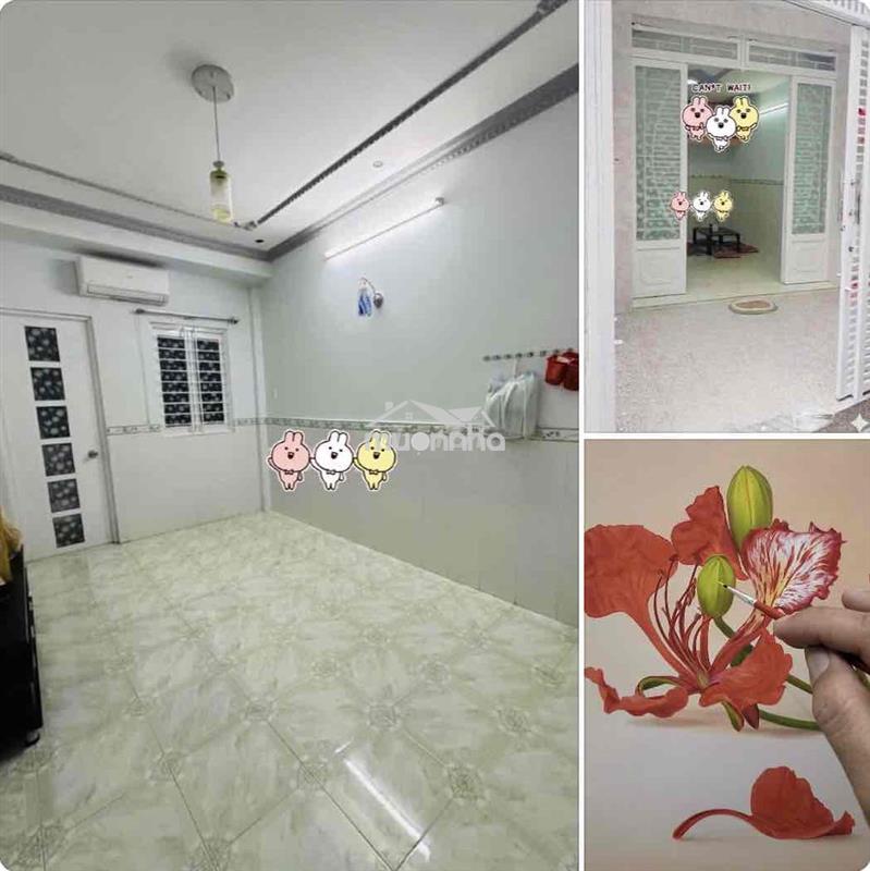 Nhà xinh, 1 trệt 1 lầu, hẻm rộng thoáng, 2p. ngủ ok