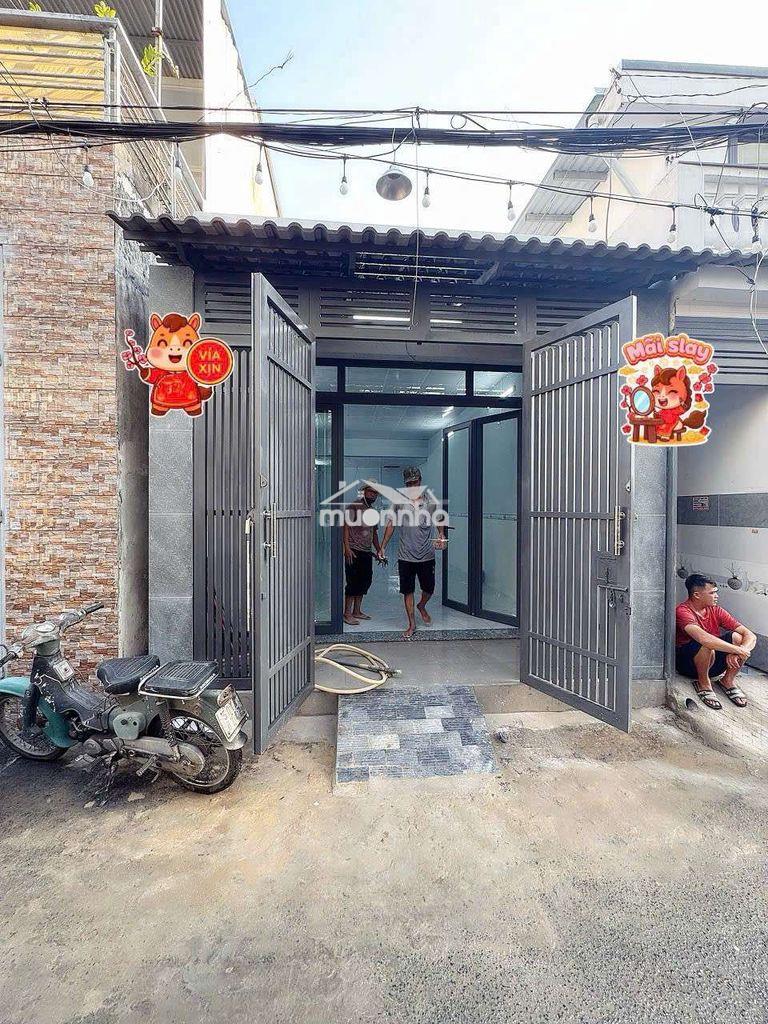 Cho thiê nhà nc hẻm 380/ pham văn chiêu f9 go vấp