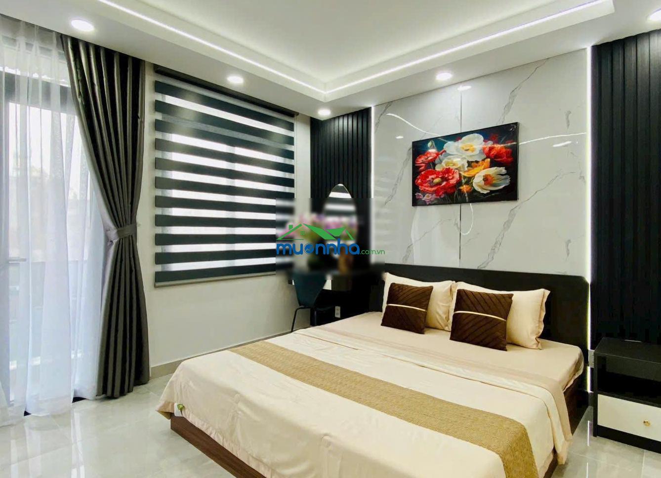 Góc 2mt thống nhất. nhà 5 lầu dt 4x16m. nhà mới full nội thất, có thang máy. giá 8,9 tỷ tl - 3