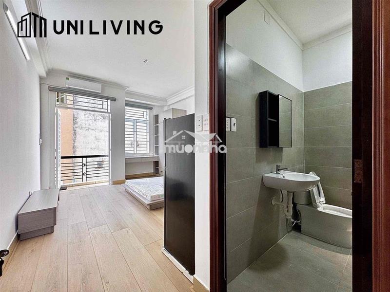 Cho thuê phòng studio ban công full nội thất nhà mới 100% gần cv lvt