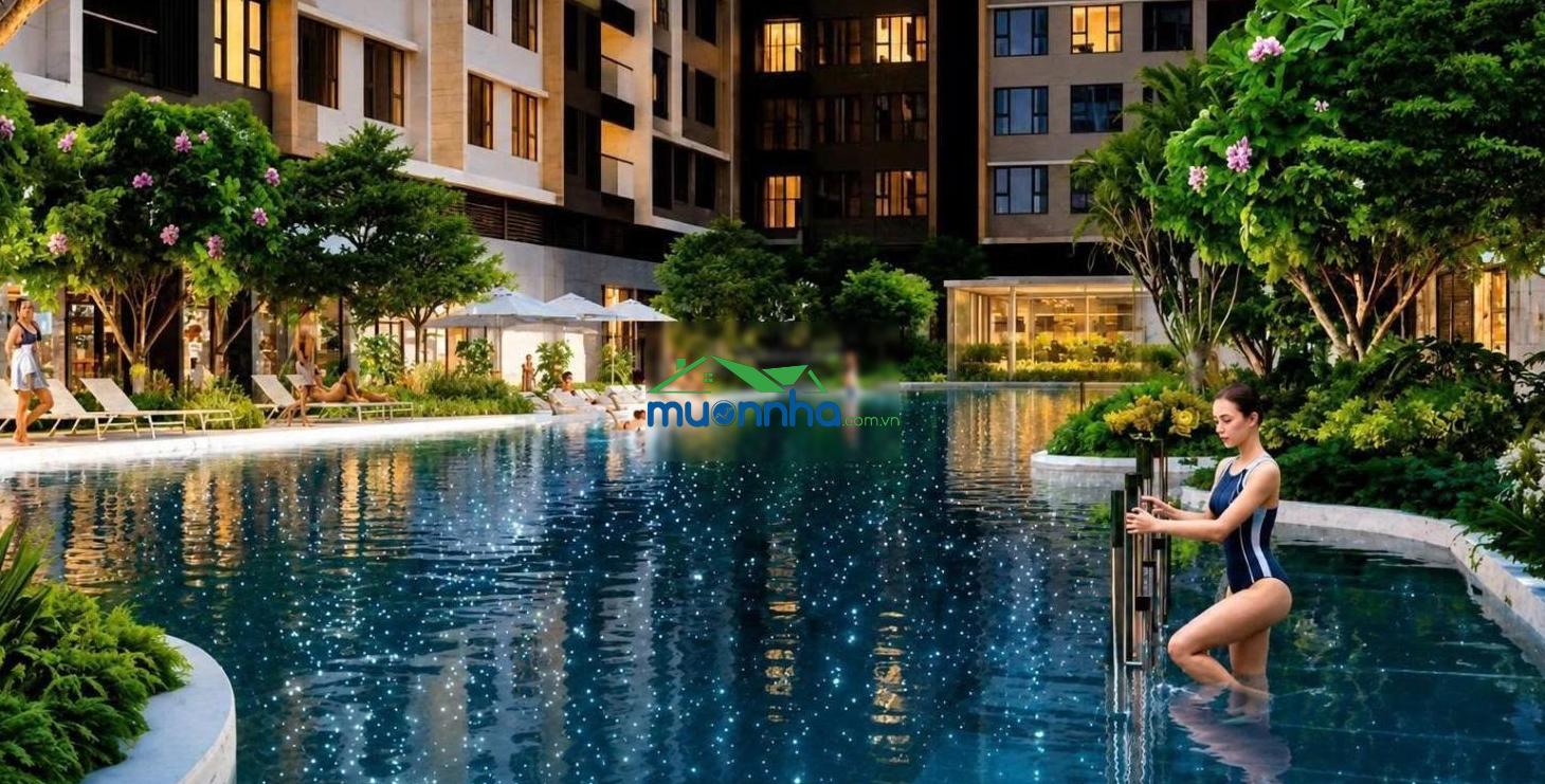 Căn 1pn+1 chỉ 4,8 tỉ gladia heights 51,23m² - ban công đông bắc view trực diện hồ bơi ngân hà 70m - 3