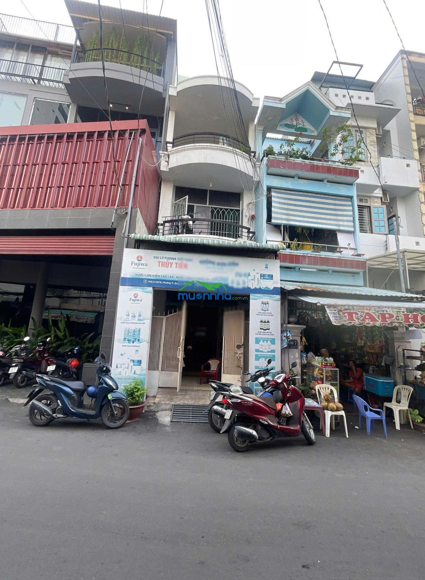 Nhà 3 tầng 3pn. 74m². 540/5 cmt8, quận 3. tiện kinh doanh, cho thuê, mở spa, nails, tóc, chdv.