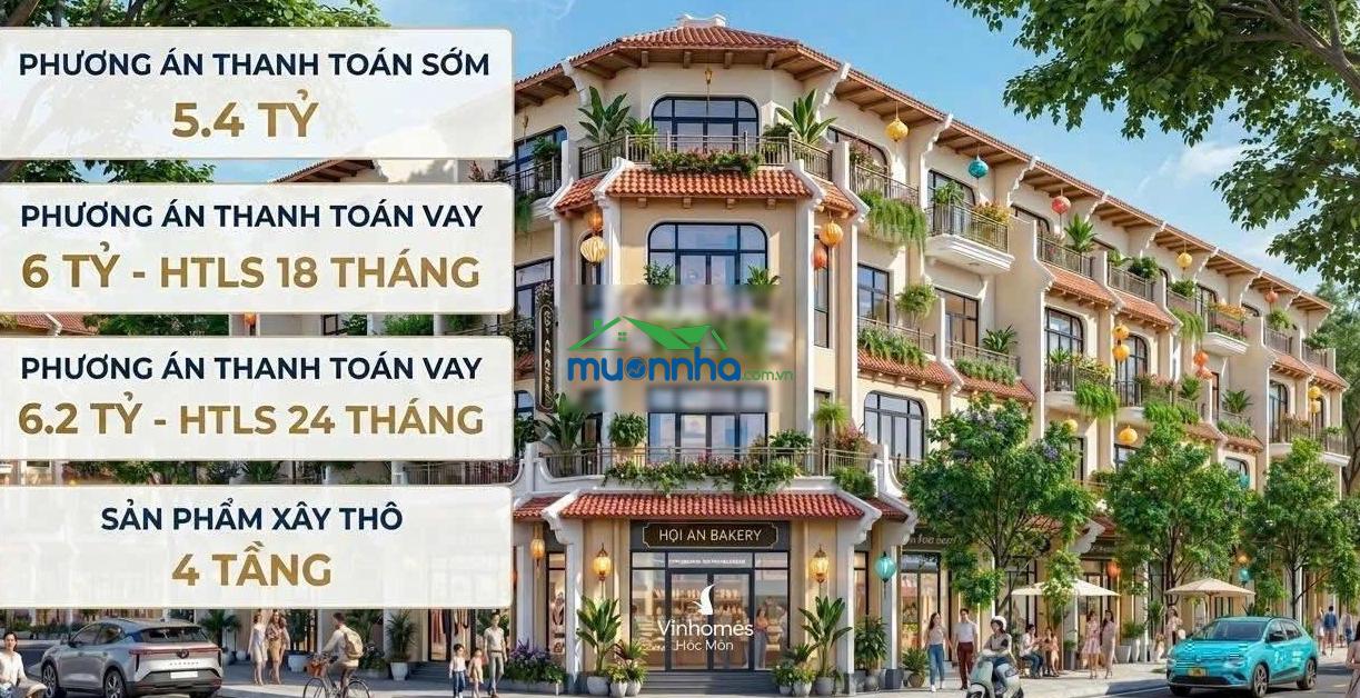 Dòng sản phẩm nhà phố 1 trệt 3 lầu tại vinhomes saigon park - 2