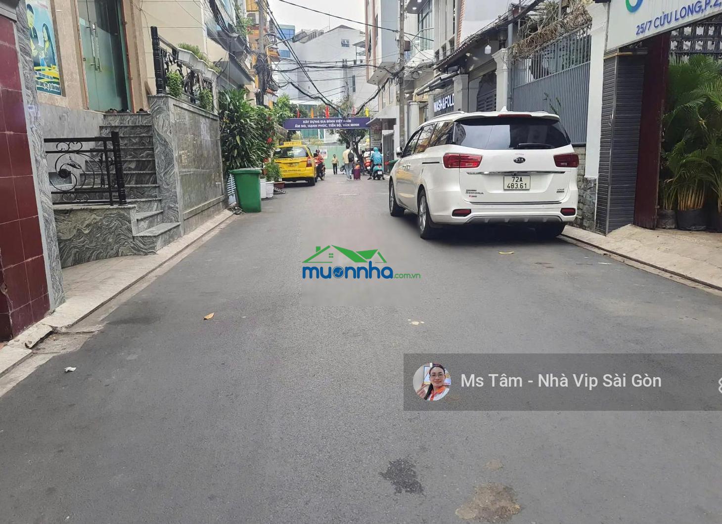 Bán tòa vp-chdv đường cửu long, khu sân bay tsn (4,6m x 15m) sàn 250m² - hđt: 55 triệu 0932 723 ***