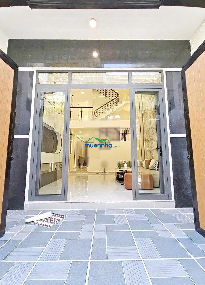 Nhà mới, 5 tầng, gần hẻm ô tô âu dương lân, dt đẹp (4.6x13m) q8
