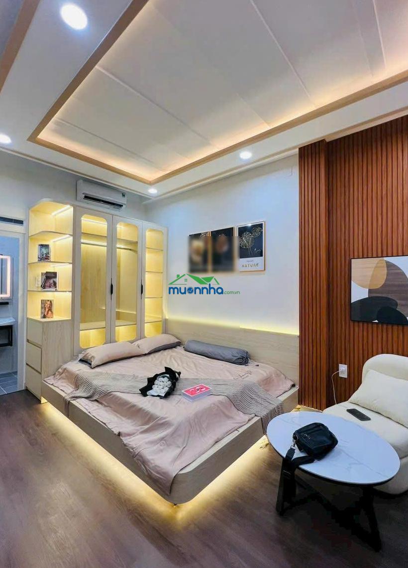Nhà đẹp có thang máy 4x22 (5 lầu) hẻm 7m tân hòa đông - 3