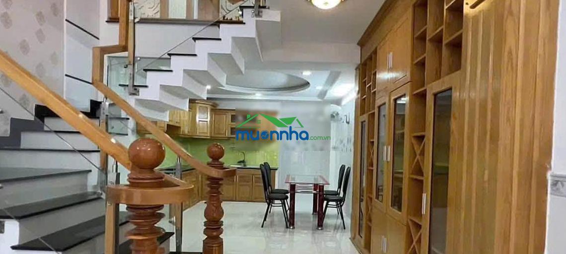 Nhà 5 tầng, hẻm xe hơi bùi quang là, dt: 4m x 14,5m - giá: 7 tỷ tl
