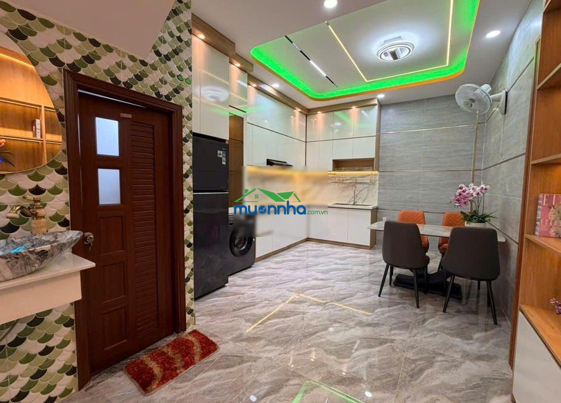 Nhà đẹp diện tích khủng 4x18 trệt 2lầu 5pn hẻm xe hơi giá rẻ bèo sát tân bình trường chinh nhà gat3 - 3