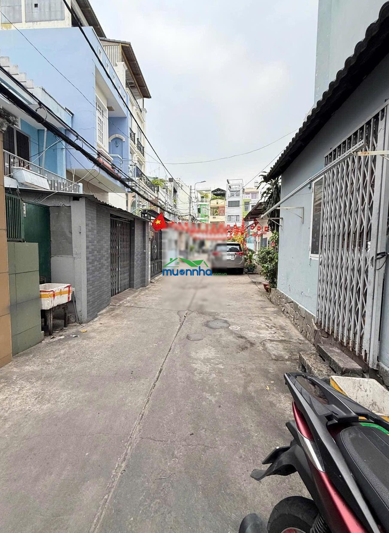 Hẻm xe hơi tránh sau lưng chợ bà chiểu thông lê văn duyệt - 4.2*19 dt 80m2 nhà cũ gpxd 5 tầng - 2