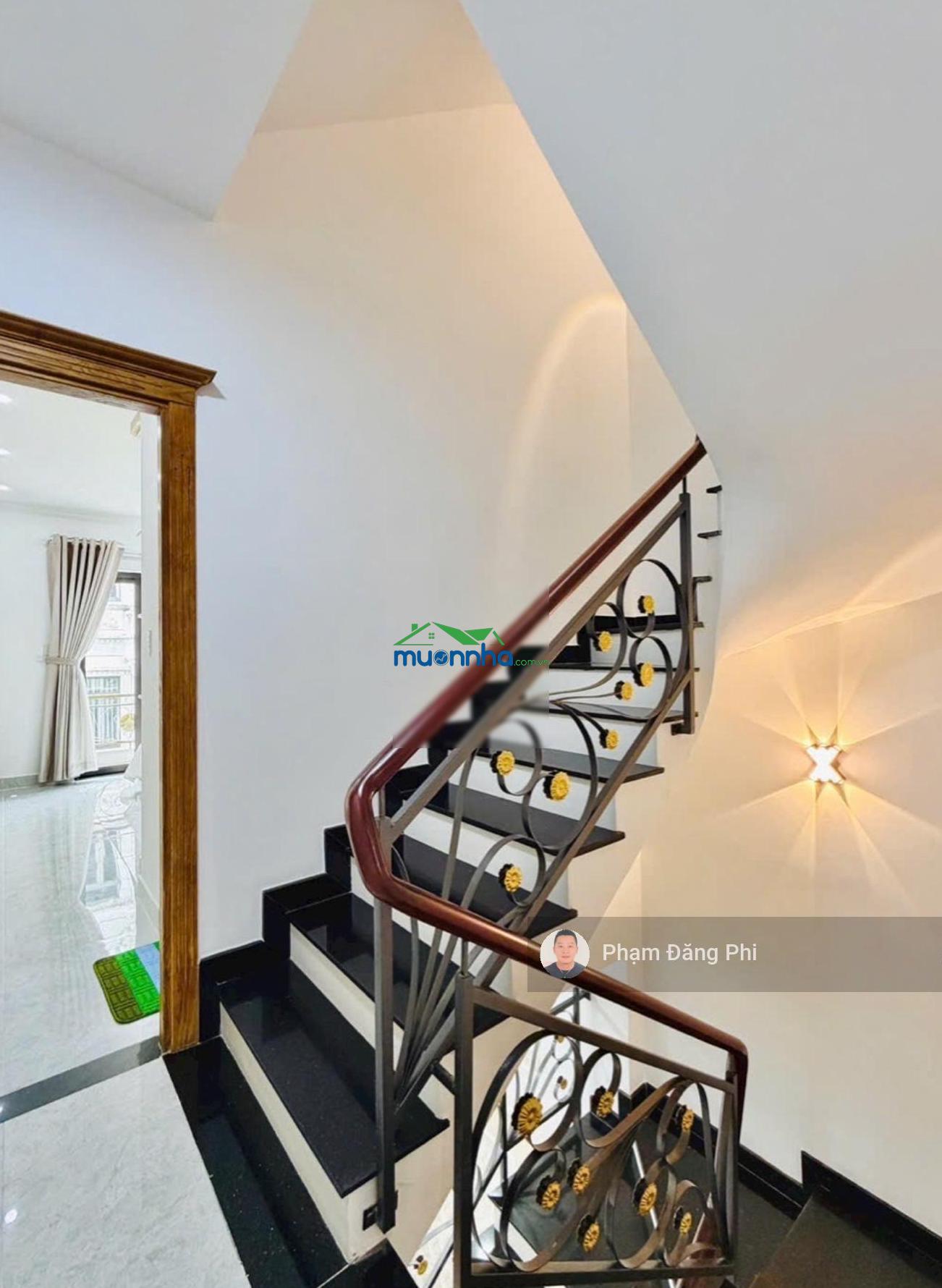 Nhà đẹp mới xây - giá tốt - hẻm nhựa ô tô thông thoáng - vị trí trung tâm - sát quang trung - 60m2. - 4