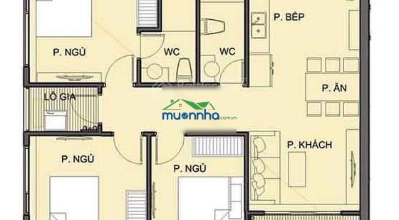 Sang lỗ hđmb căn góc the origami (mới) 3pn diện tích 81 m2 do chuyển trường học (vinshool) cho con