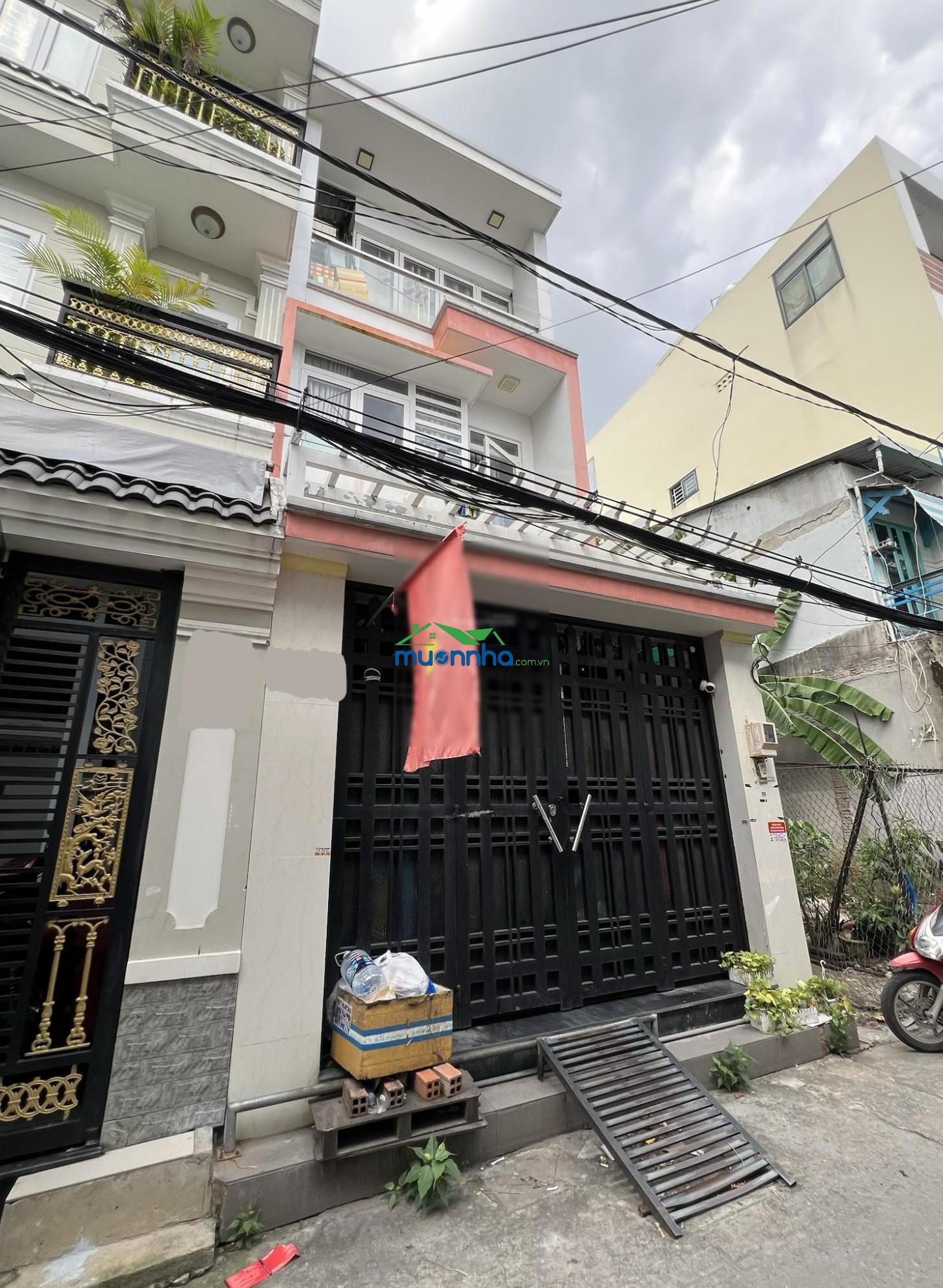 9 tỷ 9 - hẻm 861 - trần xuân soạn - 4 tầng - 4x15m - hẻm xe hơi - 15 triệu/tháng (xem video) - 4
