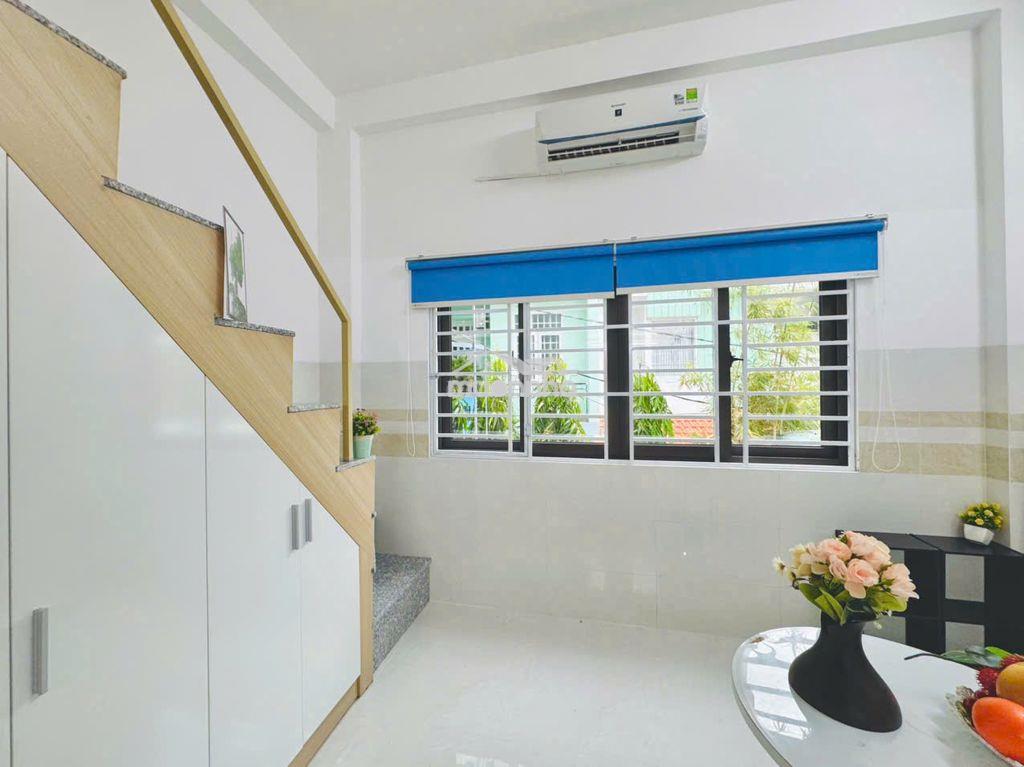 Phòng gác lửng - full nt - mới 100% - gần đh công nghiệp - 3