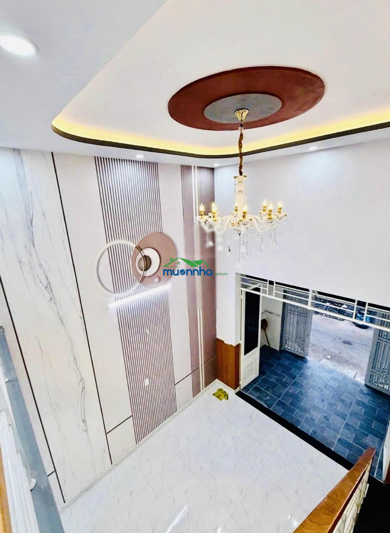 Nhà mới tinh 3 phòng 3.4 tỷ xuân thới đông, hẻm ô tô, shr. trệt lầu - 4
