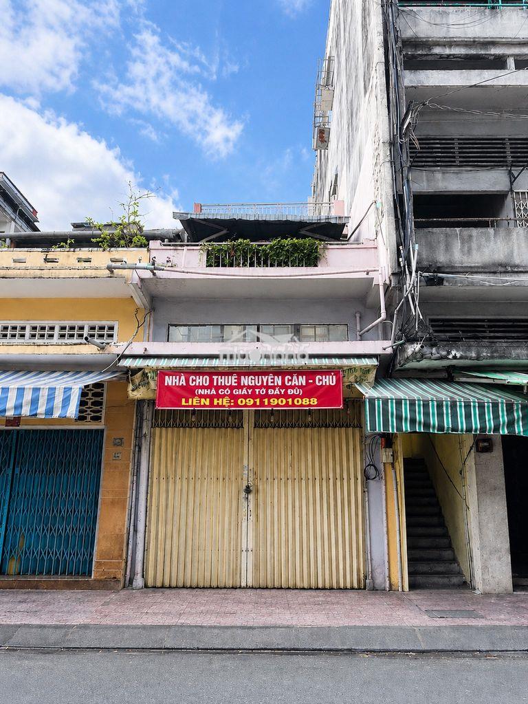 Nguyên căn mt 557 trần hưng đạo. dt : 4 x 20m. 4 tầng - 2