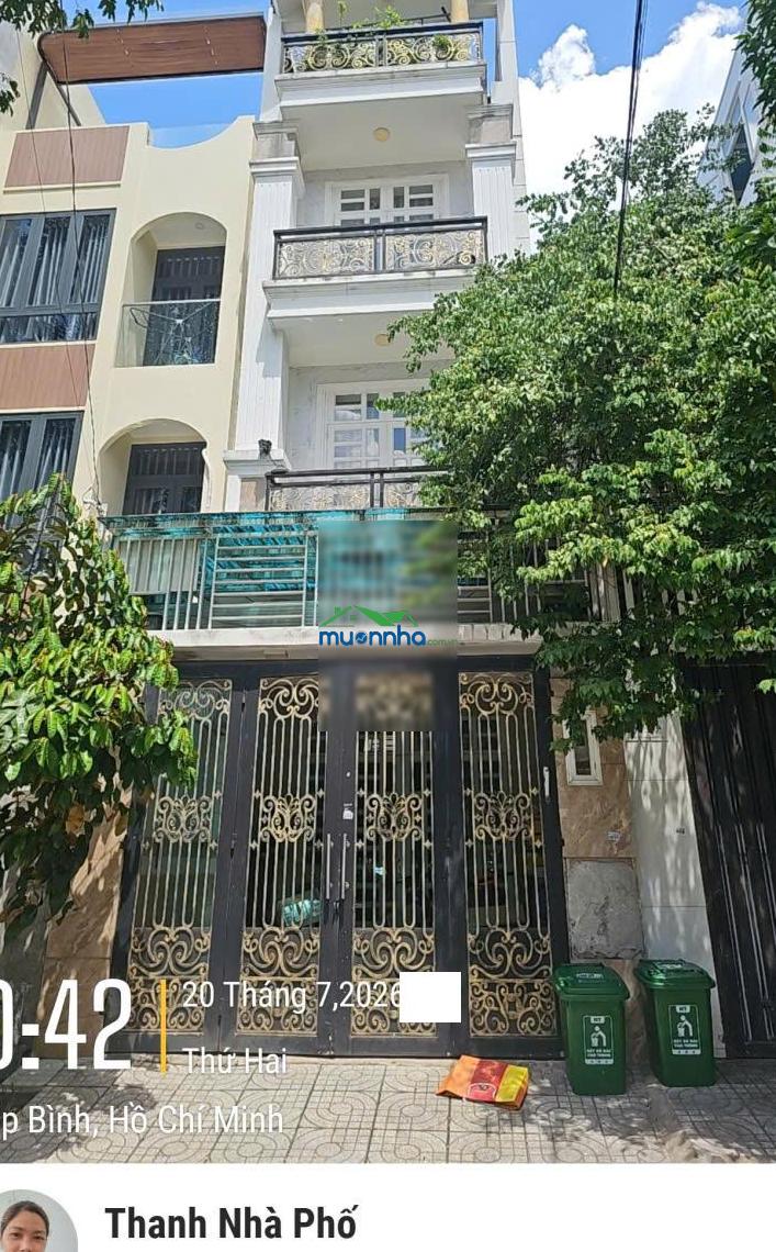 Nhà đẹp khu dân đồng bộ, hẻm 10m có vỉa hè, 4 tầng, ô tô ngủ trong nhà, chỉ 9,9 tỷ - 4