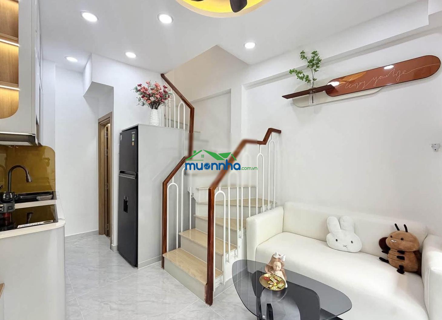 Siêu phẩm mini tại bình thạnh - hẻm 1 sẹc 50 mét ra lê quang định - full nội thất - giá 3.79 tỷ tl