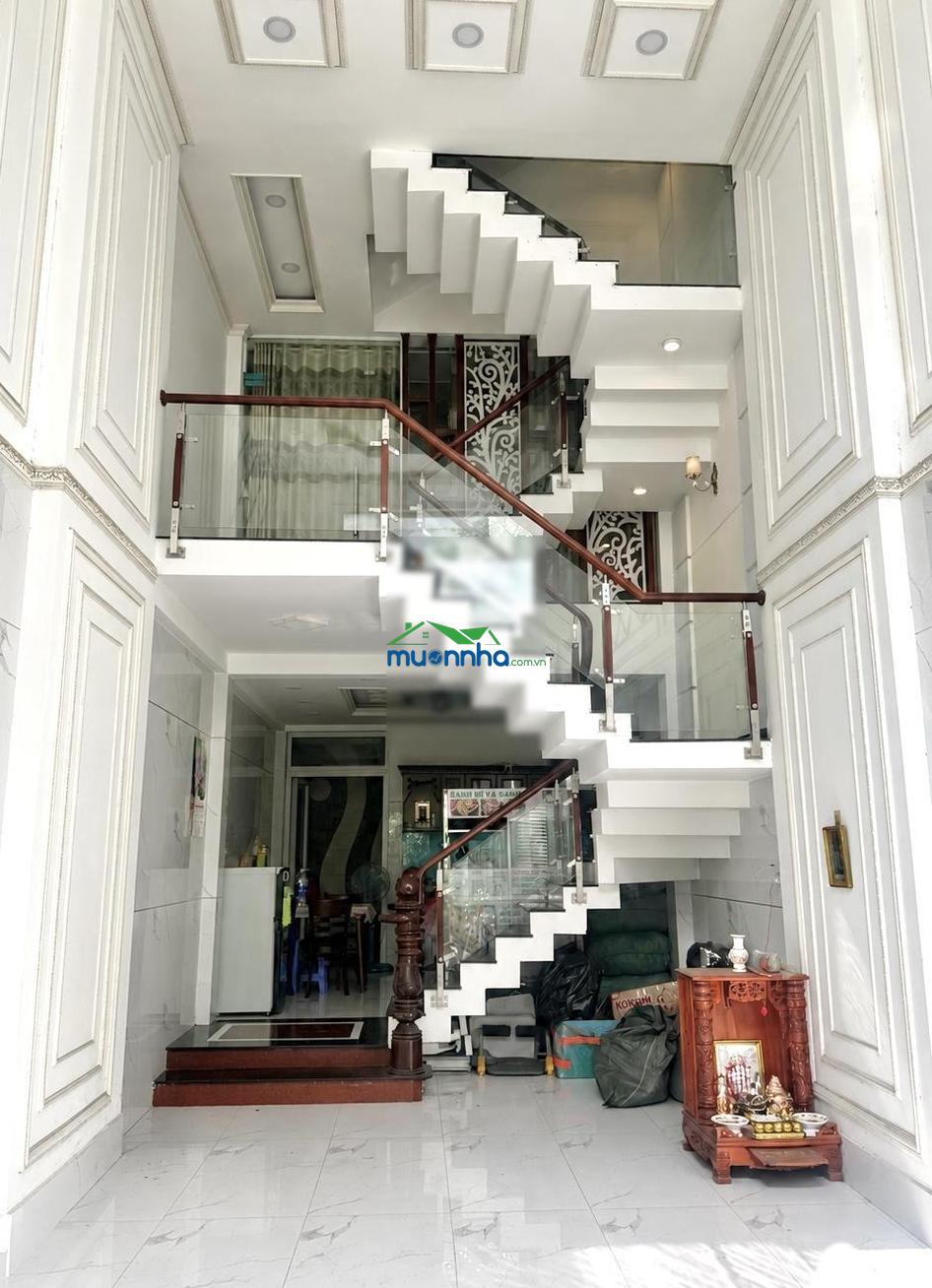 Nhà 5 tầng (4mx14m), khu dân cư cao cấp an dương vương, đối diện công viên, nhỉnh 6 tỷ.