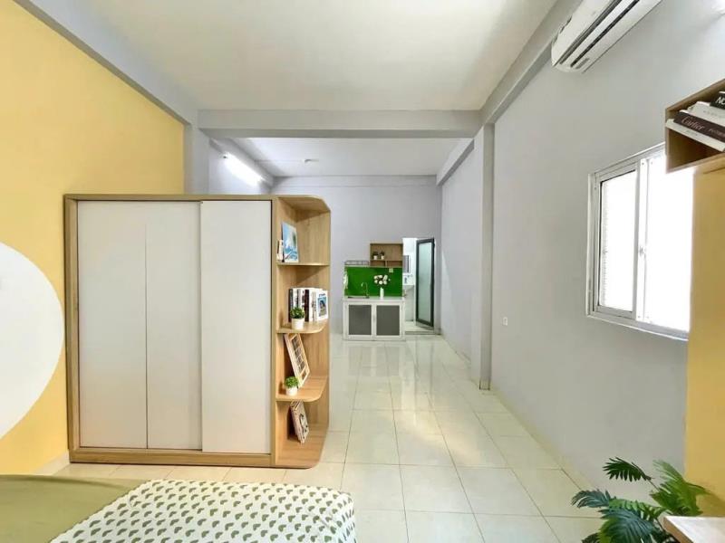 Cho thuê căn hộ studio giá rẻ- full nội thất tách bếp - 2