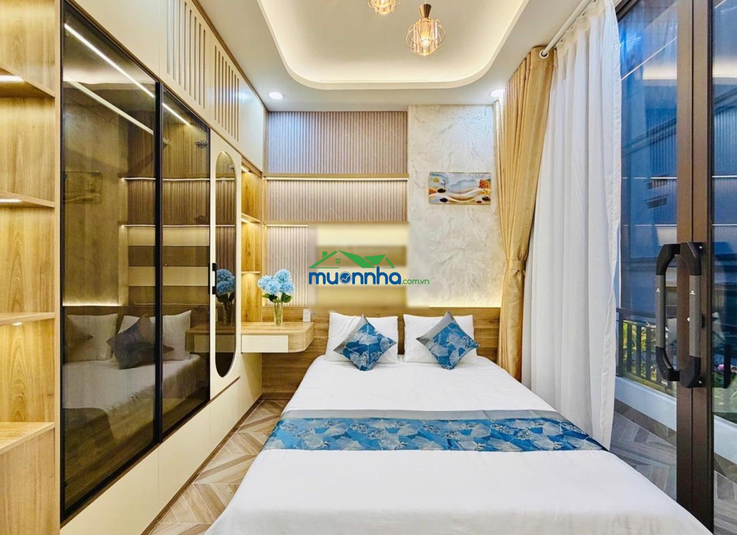 Giảm 540tr, nhà đẹp gò vấp gần quang trung 52m2, 4 tầng, 5pn, 4wc, full nội thất, hoàn công đủ - 2