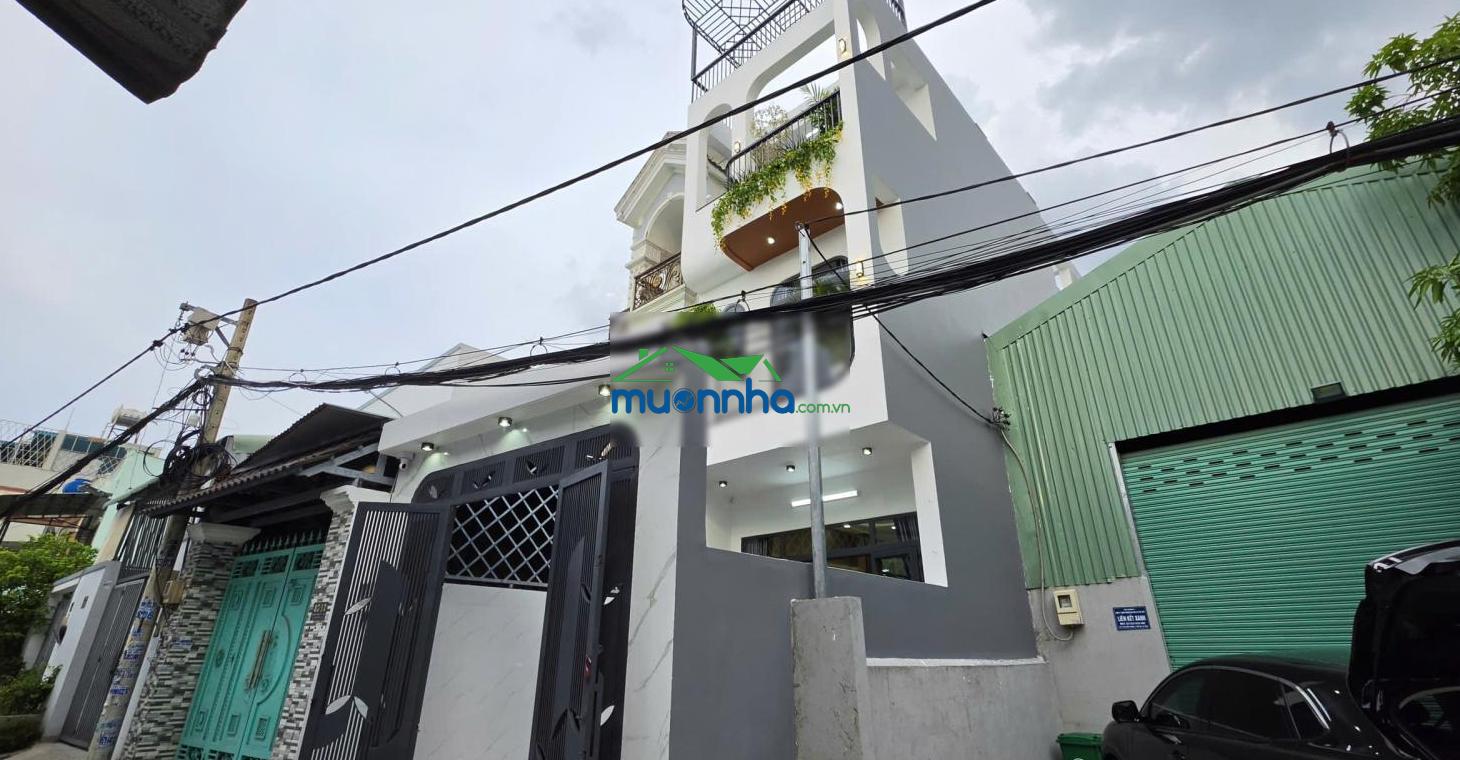 5.99 tỷ nhà mới xây 3 tầng full nội thất 1/hà huy giáp p. thới an