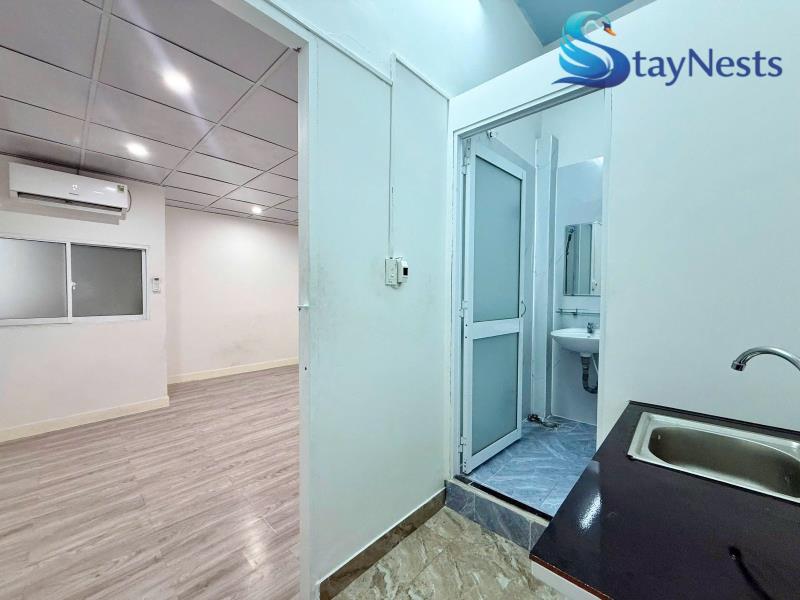Cho thuê căn hộ rộng - full nt máy giặt riêng ở tân phú - 0867066206