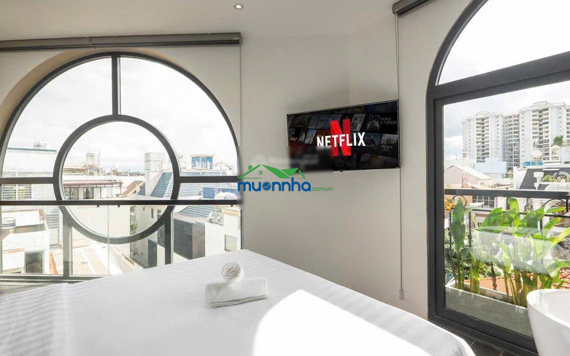 Tòa khách sạn hiếm có khu bàu cát, tân bình, dt: 12x18m, 5 lầu, tm, 21 phòng, tn: 300tr, 38 tỷ - 3