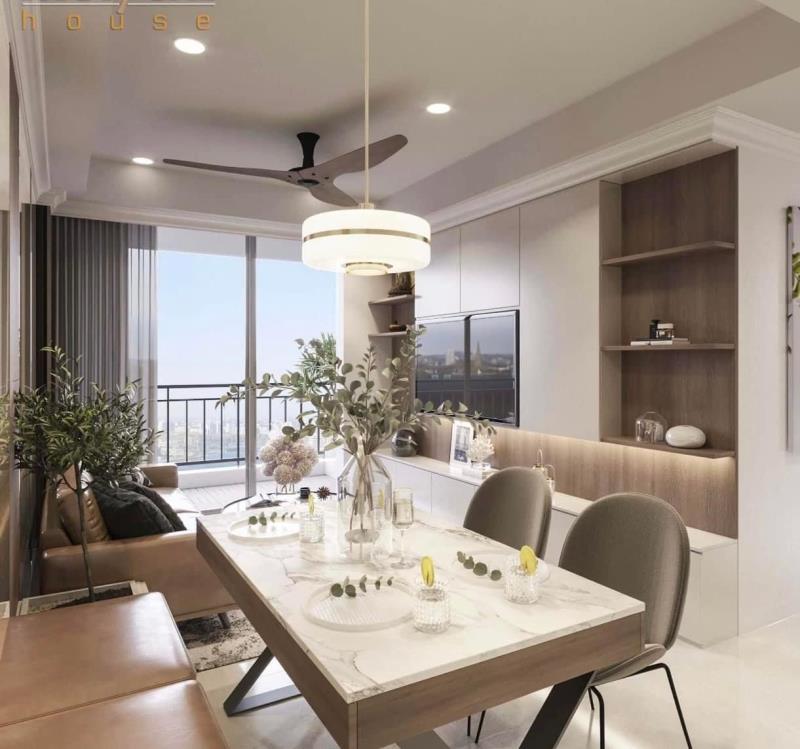 Victoria village - cho thuê căn 2pn 73m2 - nội thất mới 100% - tầng cao + view sông thoáng mát
