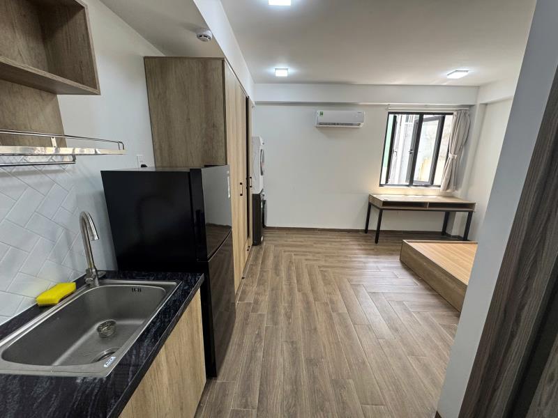 Căn hộ mới xây có máy giặt riêng, máy sấy cửa sổ gần đại học uef, hồng bàng đường xô viết nghệ tĩnh 2 chiều, quận bình thạnh - 2