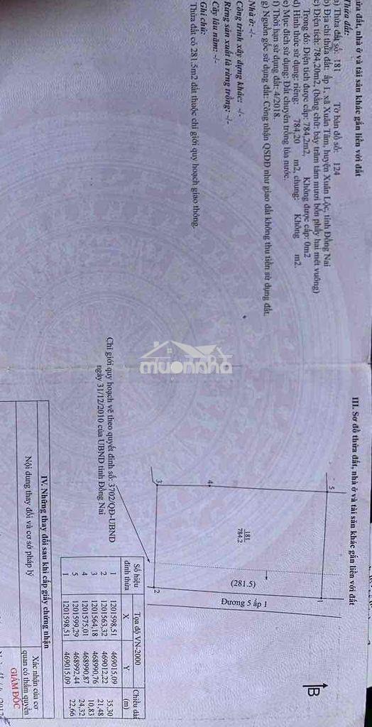 E cần bán đất xuân tâm xuân hưng nay thuộc xuân hòa - 2