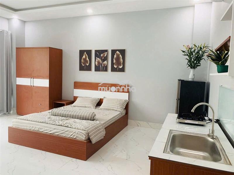 Cho thuê căn hộ full nội thất balcon 40 m2 đặng thùy trâm bình thạnh