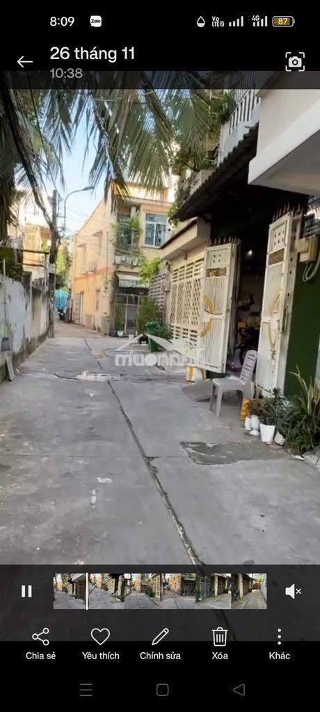 Bán nhà hẻm xe hơi đc: 560/28/1 trường trinh tân bình 4.6x12m - 2