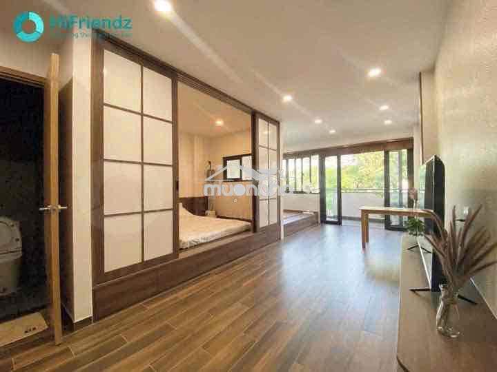 CHO THUÊ CĂN HỘ 1 PHÒNG NGỦ BAN CÔNG STYLE NHẬT BẢN Ở QUẬN 1 GIÁ RẺ